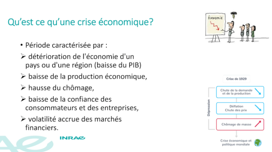 "Qu'est-ce qu'une crise agricole ?", Annick Vignes, INRAE, diapo 3
