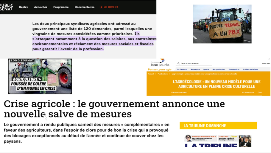 "Qu'est-ce qu'une crise agricole ?", Annick Vignes, INRAE, diapo 8