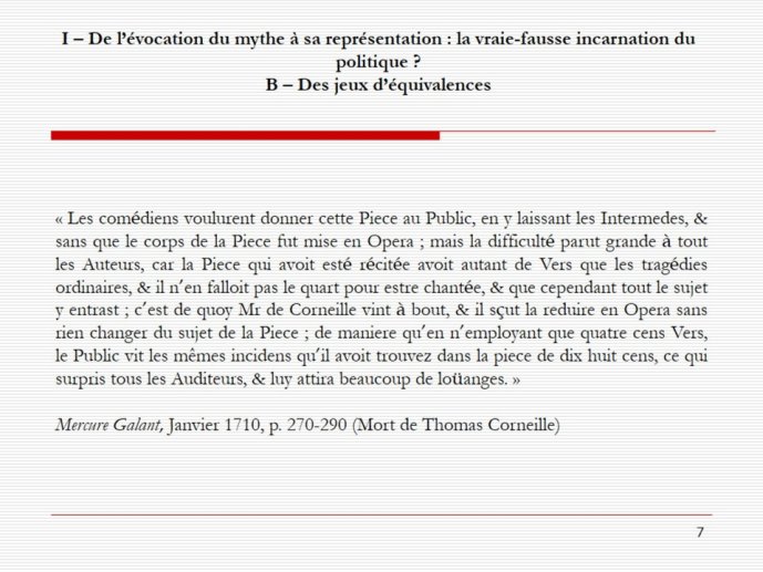 Diapo 7 Mercure Galant, Janvier 1710, p. 270-290 (Mort de Thomas Corneille)