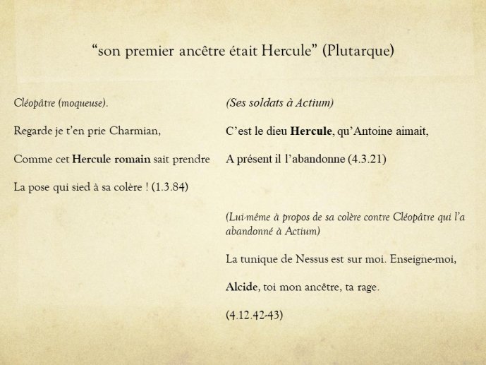 Diapo 28 “son premier ancêtre était Hercule” (Plutarque)