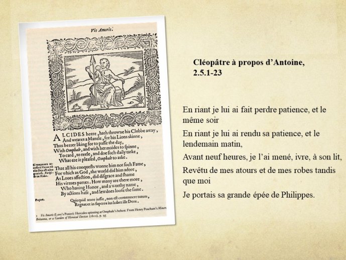 Diapo 31 Cléopâtre à propos d’Antoine, 2.5.1-23