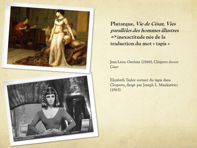 Diapo 35 Jean-Léon Gérôme (1866), Cléopâtre devant César