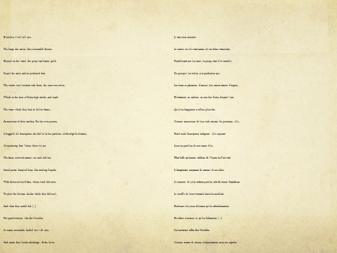 Diapo 38 Enobarbus: I will tell you