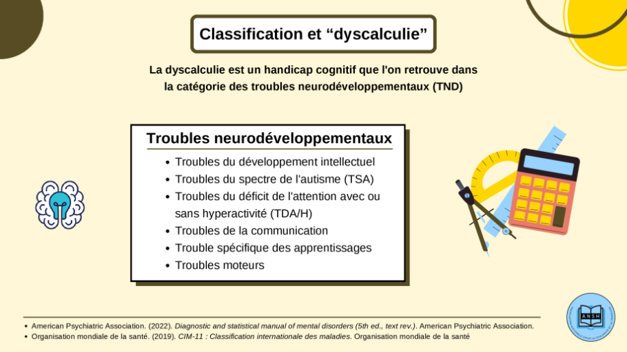Diapo 3_Classification et "dyscalculie"