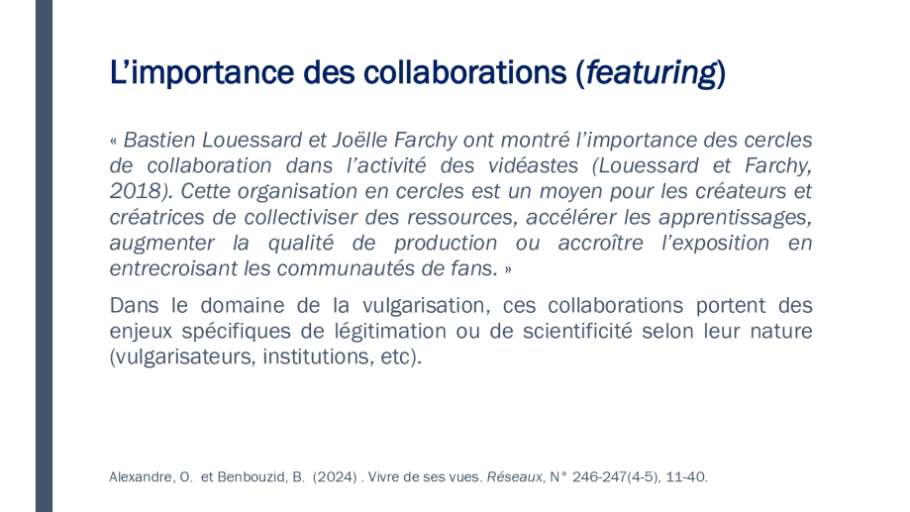 Diapo 18 L’importance des collaborations (featuring)
