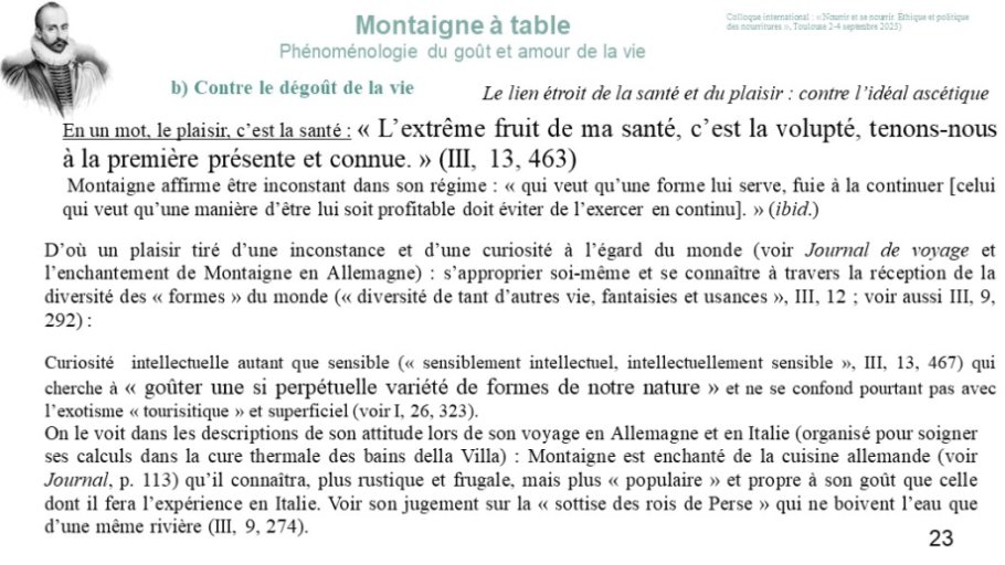 Diapo 23 2. La grande santé b) Contre le dégoût de la vie