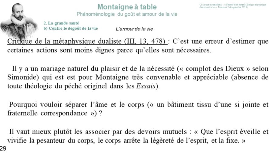 Diapo 29 2. La grande santé b) Contre le dégoût de la vie