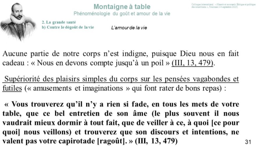 Diapo 31 2. La grande santé b) Contre le dégoût de la vie