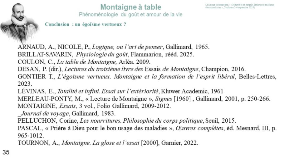 Diapo 35 Références bibliographiques