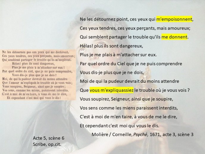 Diapo 28 Acte 5, scène 6 Scribe, op.cit.