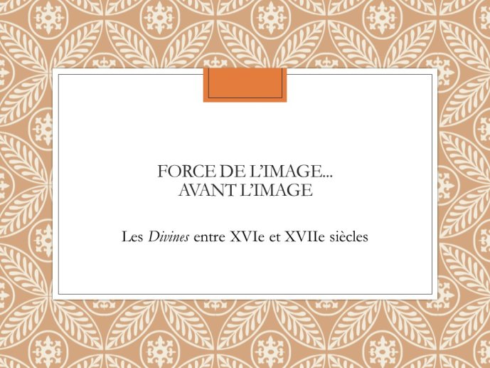 Diapo 3 Force de l’image... avant l’image
