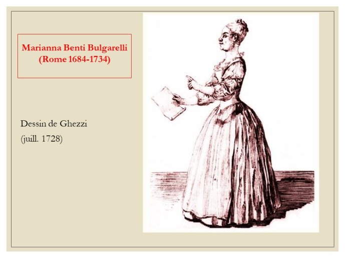 Diapo 54 Marianna Benti Bulgarelli (Rome 1684-1734) 