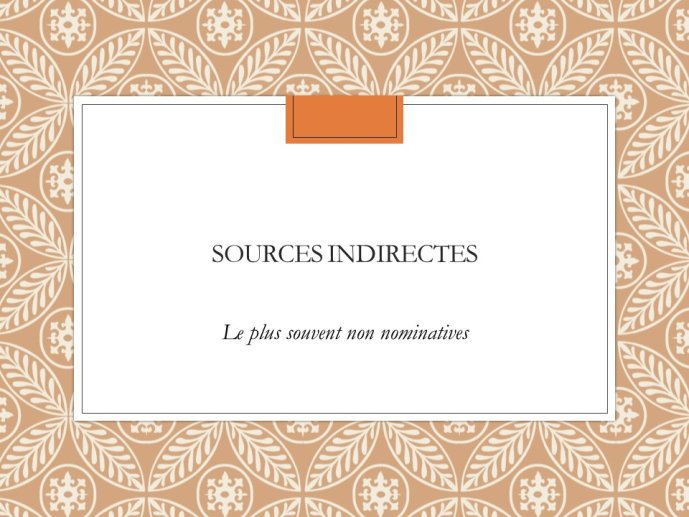 Diapo 9 Sources indirectes