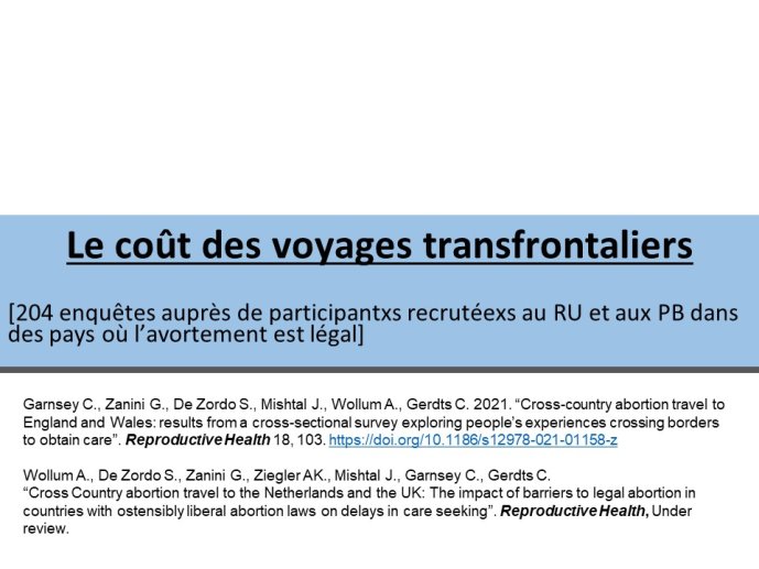 Diapo 10 - Le coût des voyages transfrontaliers