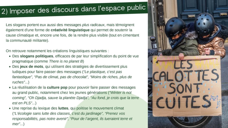 2) Imposer des discours dans l’espace public 3/4