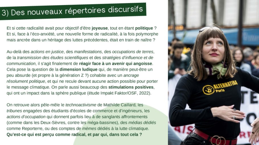 3) Des nouveaux répertoires discursifs 4/4