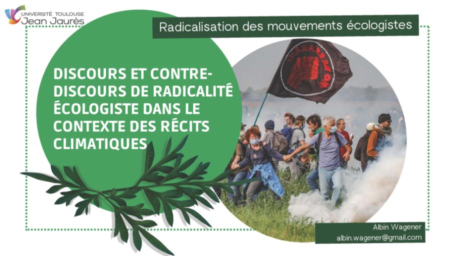 Radicalisation des mouvements écologistes