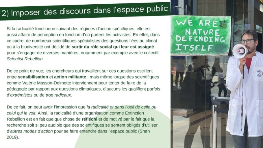 2) Imposer des discours dans l’espace public 2/4