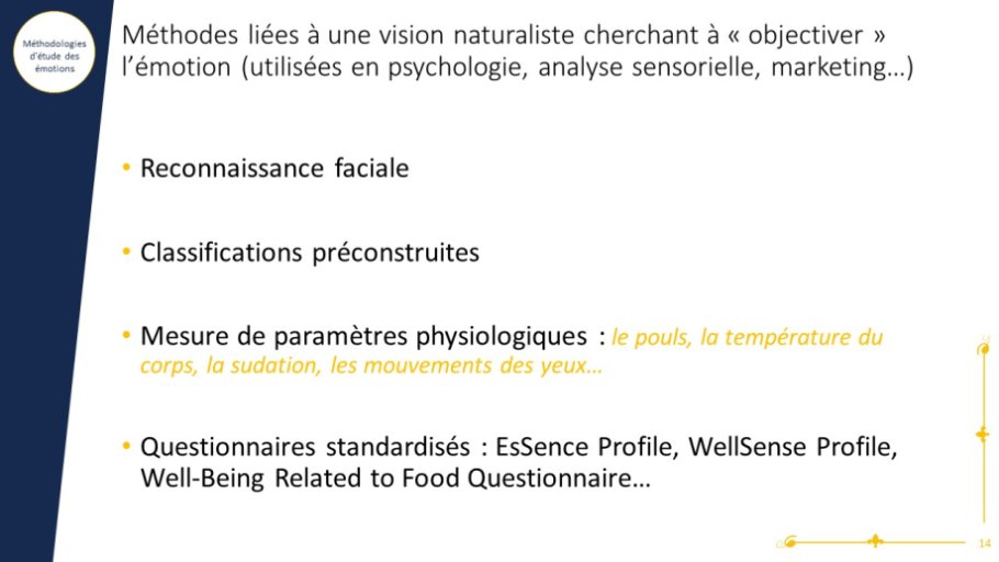 Méthodes liées à une vision naturaliste 3/3