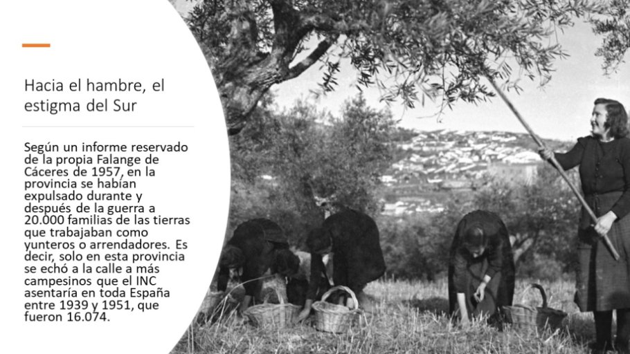 Diapo 6 Hacia el hambre, el estigma del Sur
