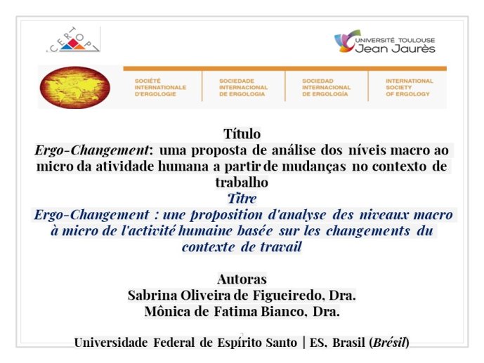 Diapo 2 Autoras : Sabrina Oliveira de Figueiredo, Dra.Mônica de Fatima Bianco, Dra.