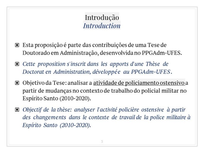 Diapo 3 Introdução = Introduction