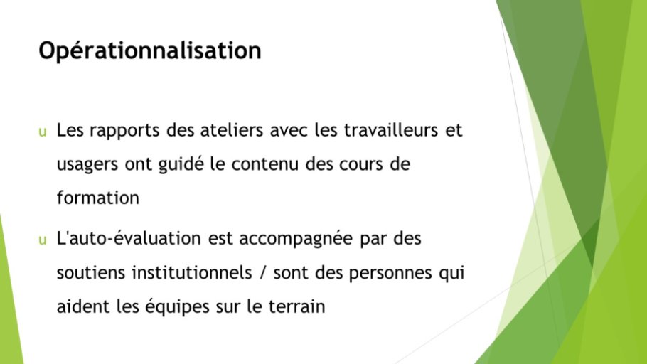 Diapo 13 Opérationnalisation