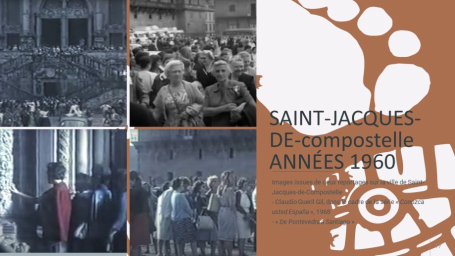Diapo 17 Saint-Jacques de Compostelle, années 1960