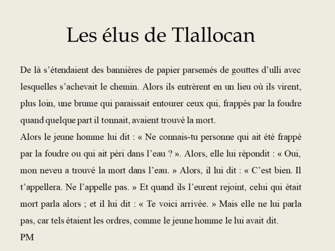 Diapo 12 Les élus de Tlallocan