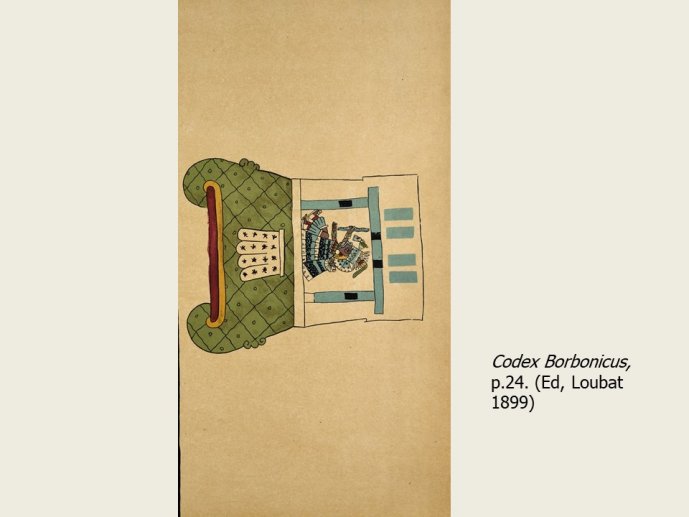Diapo 13 Codex Borbonicus, p.24. (Ed, Loubat 1899)