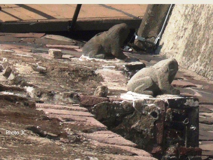 Diapo 27 Mur des grenouilles, Templo Mayor, photo JC