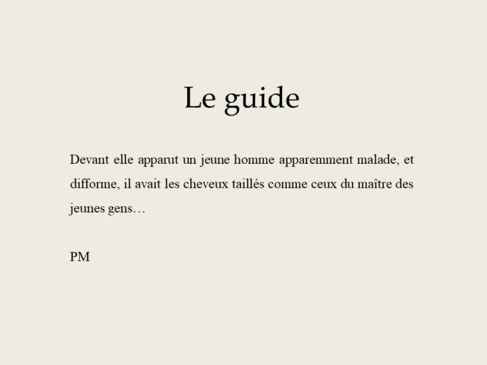 Diapo 7 Le guide