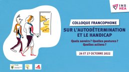 Affiche colloque Autodétermination et handicap