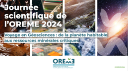 Présentation écran Journée scientifique de l'OREME 2024