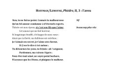 Diapo 16 Hoffman/Lemoyne, Phèdre, II, 3 : l’aveu