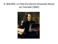 Diapo 11 G. BOLDINI, Le Chef d'orchestre Emanuele Muzio sur l'estrade (1882)