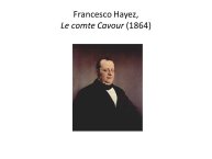 Diapo 17 Francesco Hayez, Le comte Cavour (1864)