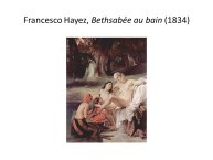 Diapo 25 Francesco Hayez, Bethsabée au bain (1834)
