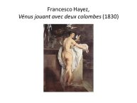 Diapo 26 Francesco Hayez, Vénus jouant avec deux colombes (1830)