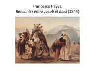 Diapo 34 Francesco Hayez, Rencontre entre Jacob et Esaü (1844)