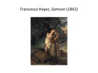 Diapo 35 Francesco Hayez, Samson (1842)