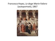 Diapo 39 Francesco Hayez, Le doge Marin Faliero (autoportrait), 1867