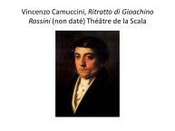 Diapo 4 Vincenzo Camuccini, Ritratto di Gioachino Rossini (non daté) Théâtre de la Scala