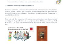 Diapo 10 L’économie circulaire et le(s) territoire(s)