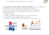Diapo 15 Le programme Territoire Engagé Transition Écologique
