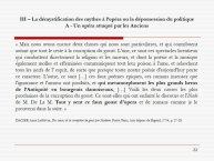 Diapo 22 DACIER Anne Lefèbvre, Des causes de la corruption du goust par Madame Dacier, Paris, Aux dépens de Rigaud, 1714, p. 27-28.