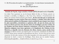Diapo 8 Extraits de Psyché, tragi-comédie et ballet (1671) devant le roi à Chantilly