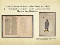 Diapo 5 Geoffrey Chaucer, The Legend of Good Women (vers 1385)