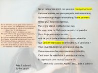 Diapo 28 Acte 5, scène 6 Scribe, op.cit.