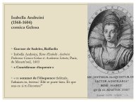 Diapo 37 Isabella Andreini (1568-1604) comica Gelosa